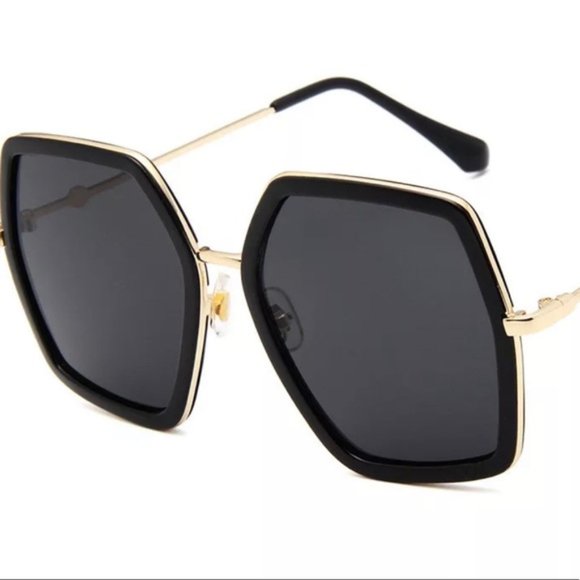New Arrival! Oversized Hexagon Fashion Sunglasses - Picture 7 of 7